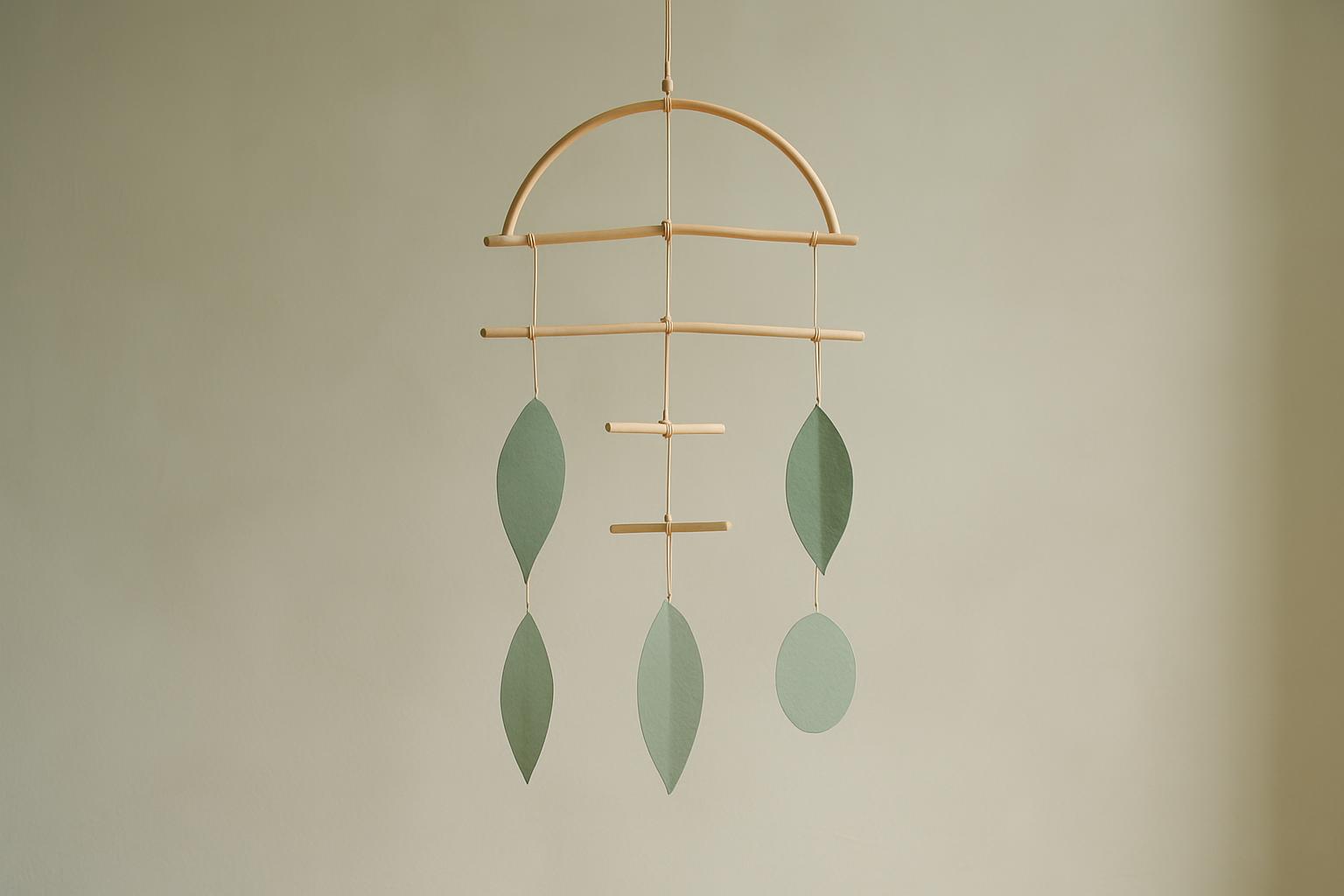 Hängendes Mobile als Symbol für systemische Zusammenhänge und Balance.